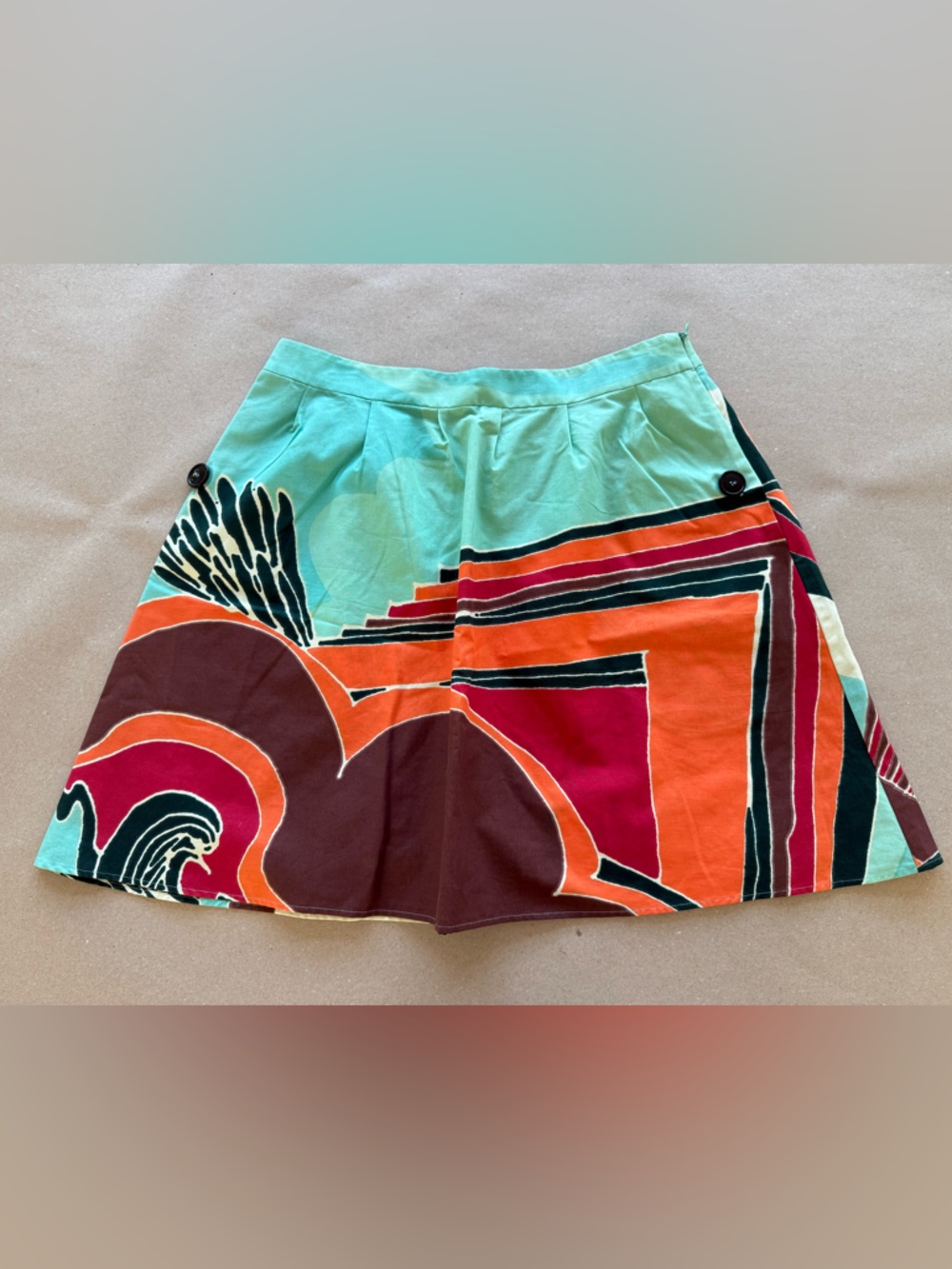 Anthropologie — NWOT Marimekko Abstract A-Line Skirt — Size 10